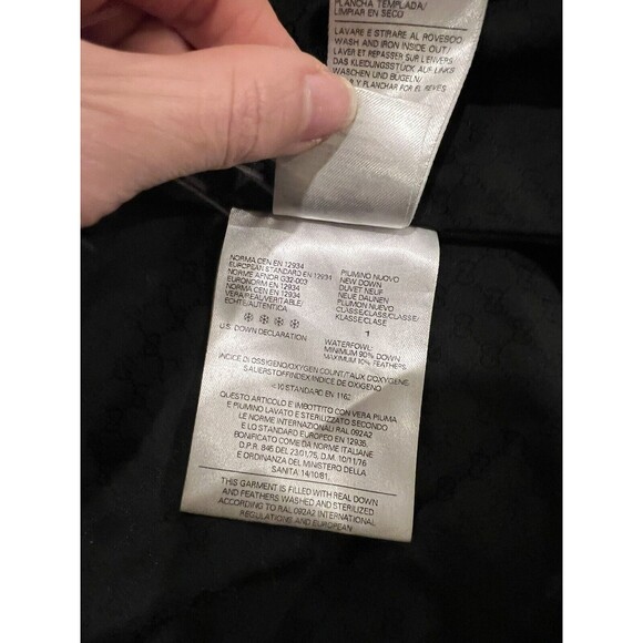 Gucci Kids Unisex Down Filled Black Puffer Jacket Coat Vest Size 8 - Picture 6 of 15